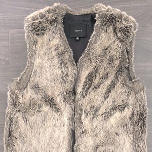 Faux fur vest- aritzia